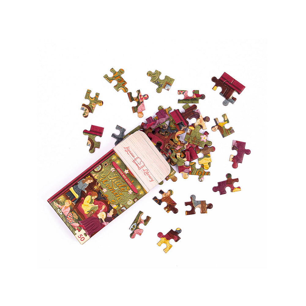 Jigsaw Library Mini Puzzle 50pcs 6 Σχέδια - 1τμχ